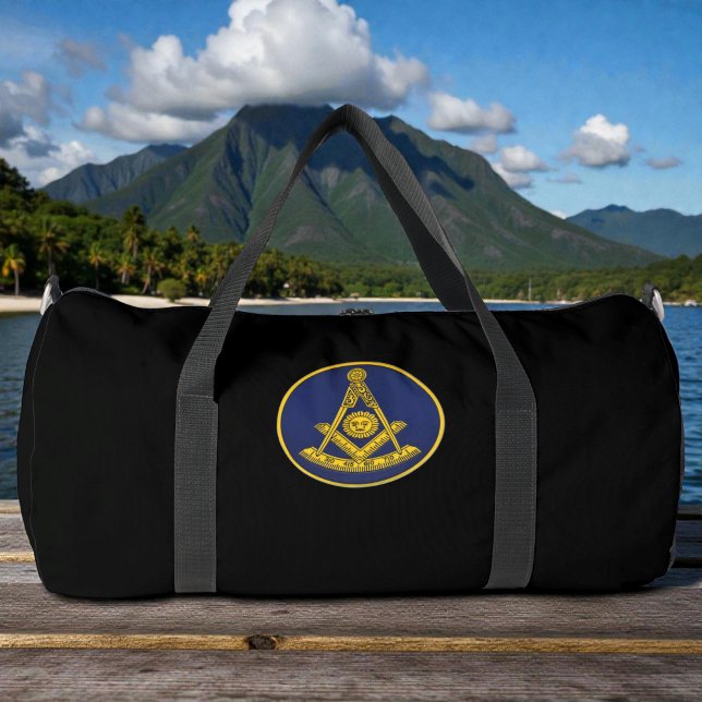 Past Master Freemason Square and Compass Masonic  Duffle Bag (Creator Uploaded)