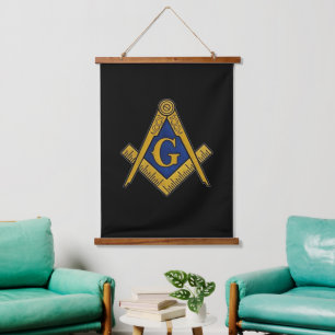 Past Master Freemasonry Freemasons Masonic Lodge Hanging Tapestry