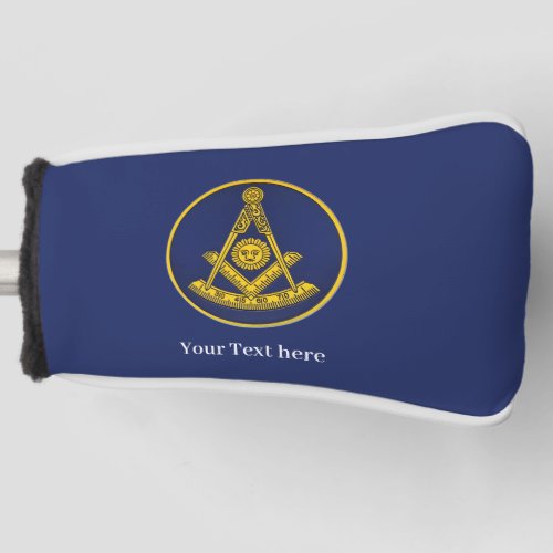 Past Master Lodge Freemason Masonry Masonic Golf Head Cover