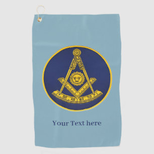 Past Master Lodge Freemason Masonry Masonic Golf Towel