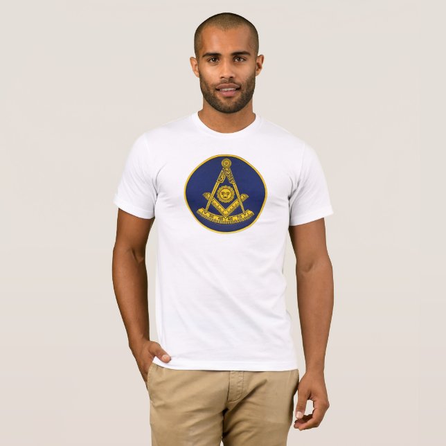 Past Master Lodge Freemasonry Masonry Masonic T-Shirt (Front Full)