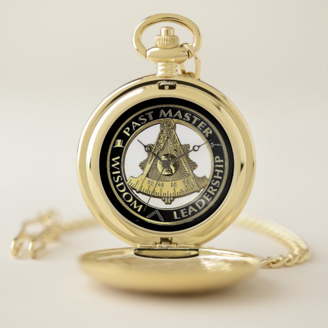 Past Master Mason Pocket Watch (Inside)