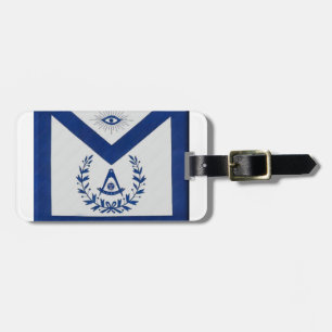 Past Masters Apron F&AM Luggage Tag