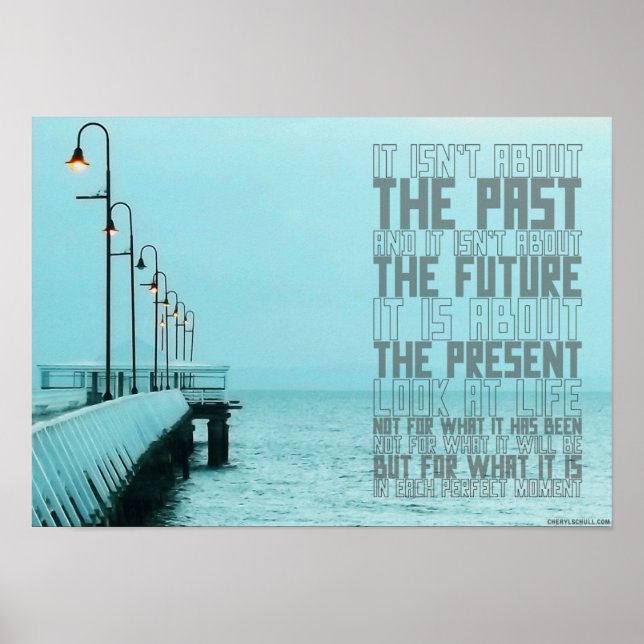 Past, Present, Future - Colour Poster (Front)