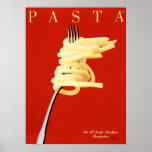 PASTA AL DENTE Razzia Italian Food noodle Art Deco Poster<br><div class="desc">High resolution reproduction,  super sharp prints,  color corrected for vibrant and crisp colors,  and digitally repaired for tears,  blemishes,  missing elements. PASTA AL DENTE Razzia Italian Food noodle Art Deco Poster.</div>
