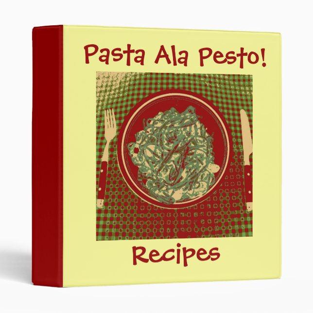 Pasta Ala Pesto! Binder (Front/Spine)
