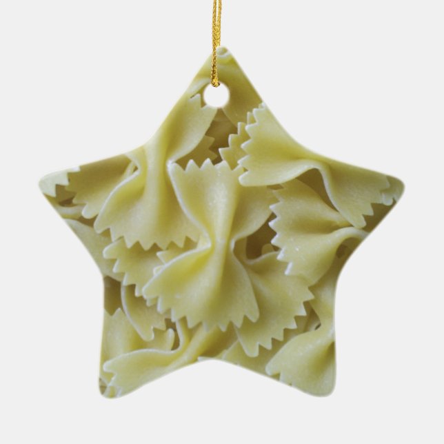 Pasta Ceramic Ornament (Front)
