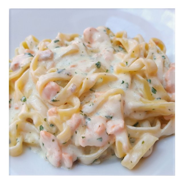 Pasta Custom Food Photo Acrylic Print (Front)