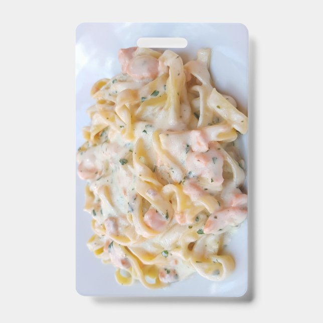 Pasta Custom Food Photo Badge (Front)
