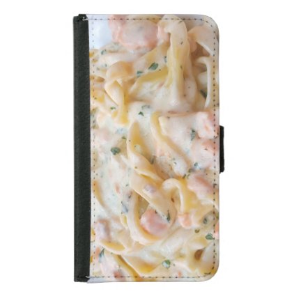 Pasta Custom Food Photo Wallet Phone Case For Samsung Galaxy S5