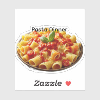 Pasta Dinner Sticker