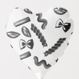 Pasta Diversity Gray Food Italy Lover Foodie Balloon