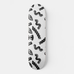 Pasta Diversity Gray Food Italy Lover Foodie Skateboard