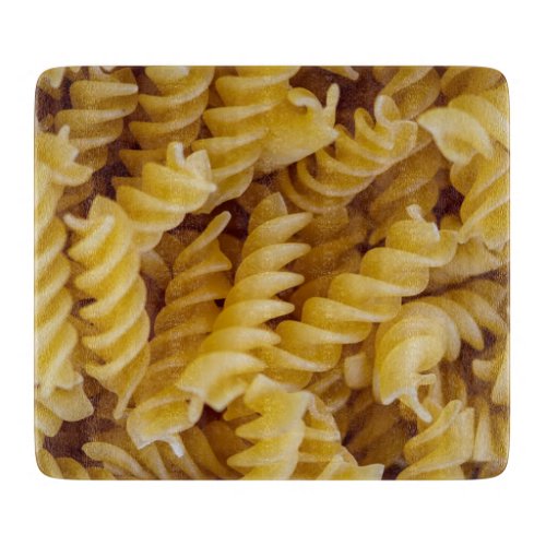 Pasta Fusilli Noodles Cutting Board