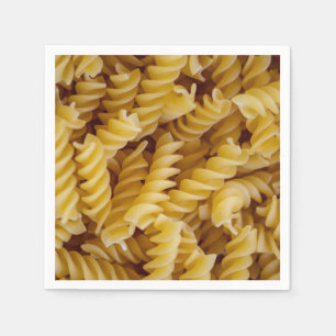 Pasta Fusilli Noodles Napkins