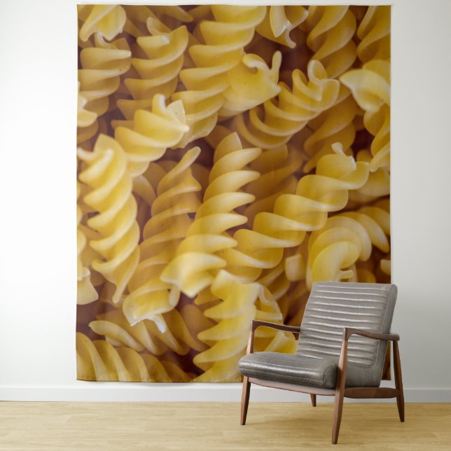 Pasta Fusilli Noodles Tapestry (In Situ)