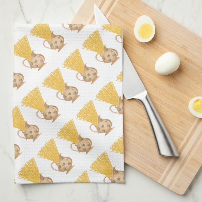 Pasta Kitchen Towel (Quarter Fold)