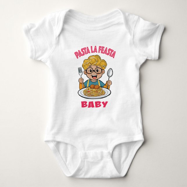 Pasta La Feasta Baby Baby Bodysuit (Front)