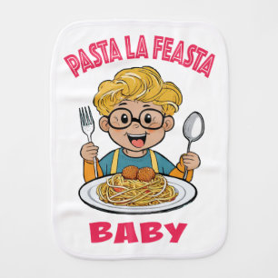 Pasta La Feasta Baby Baby Burp Cloth