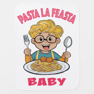 Pasta La Feasta Baby Blanket