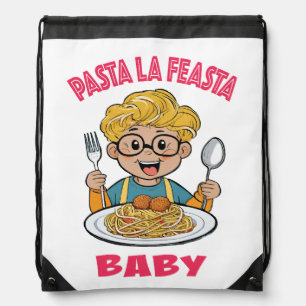 Pasta La Feasta Baby Drawstring Bag