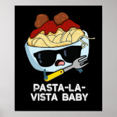 Cute Kawaii Pasta Poster, Zazzle