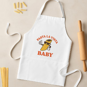 Pasta La Vista Funny Apron Italian Kitchen Pun