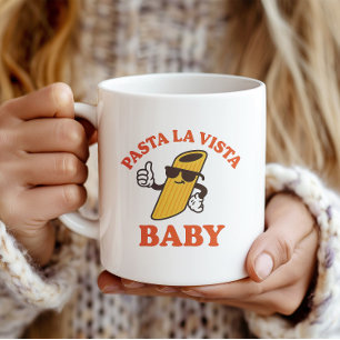 Pasta La Vista Funny Italian Pun Gift for Foodie Coffee Mug