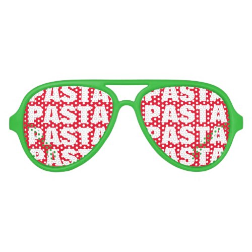 Pasta lover party shades Italian cuisine glasses
