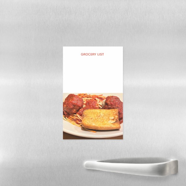 Pasta Magnetic Dry Erase Sheet (In Situ)