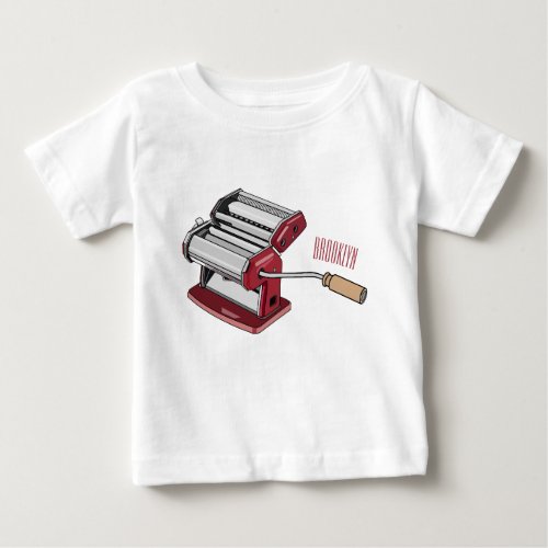 Pasta maker cartoon illustration  baby T_Shirt