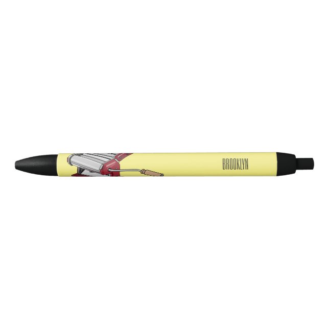 Pasta maker cartoon illustration  pen (Front)