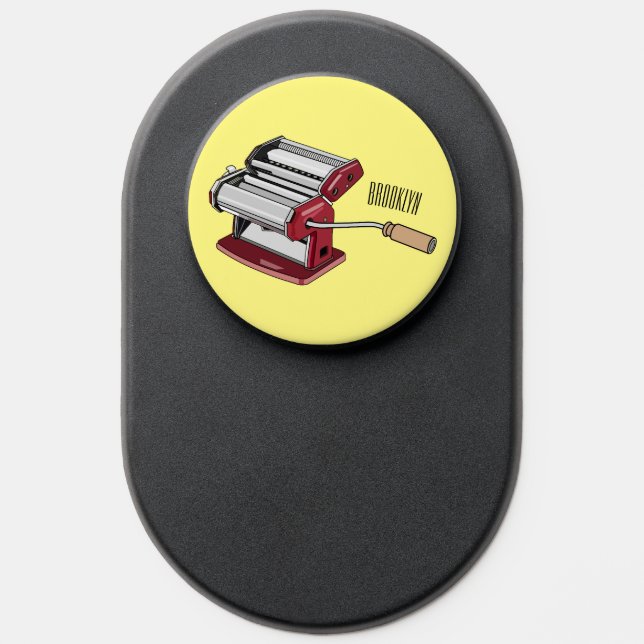 Pasta maker cartoon illustration  PopSocket (Popsocket)