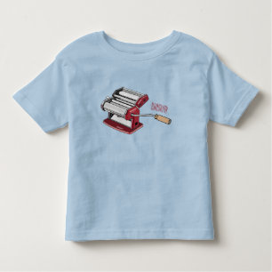 Pasta maker cartoon illustration  toddler t-shirt
