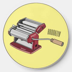 Pasta maker cartoon illustration  wireless charger 