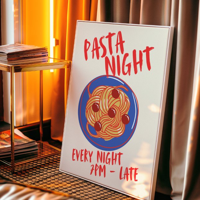 Pasta Night. Every Night  Poster (Creator Uploaded)