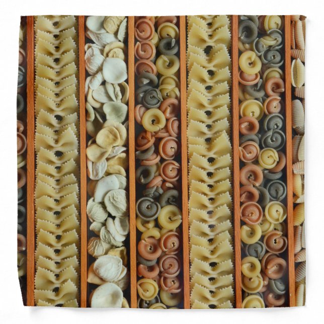 pasta noodles photograph bandana (Front)