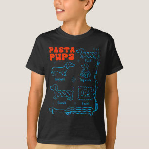 Pasta P Funny Dachshund Wiener Dog Pasta Foodie Do T-Shirt