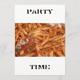 Pasta PARTY TIME Invitation