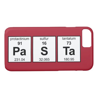 PaSTa Periodic Table iPhone 8/7 Case