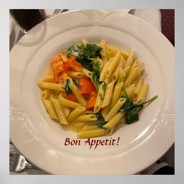 Pasta Photo Poster (Front)