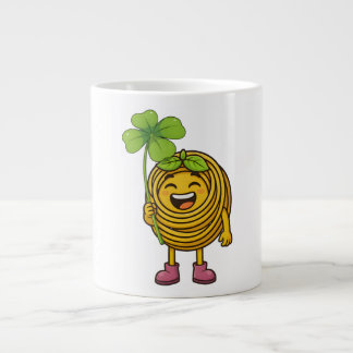 Pasta Polo – Lucky  with Clover -Shirt Giant Coffee Mug