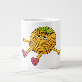 Pasta Polo Lying Down Tired and Drained T-Shirt Giant Coffee Mug