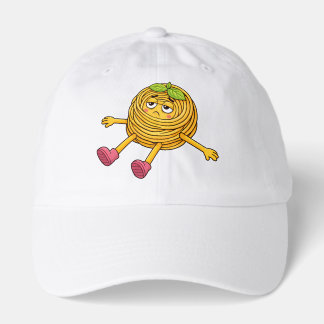 Pasta Polo Lying Down Tired and Drained T-Shirt Hat
