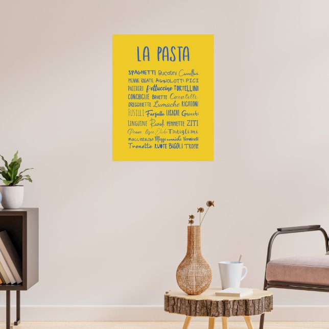 Pasta poster  (Living Room 3)