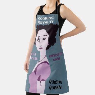 Pasta Princess Dessert Diva Quiche Queen Apron