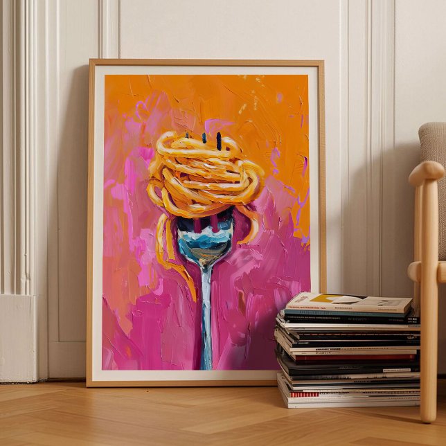 Pasta Print Eclectic Print Maximalist Print Colorf (Creator Uploaded)
