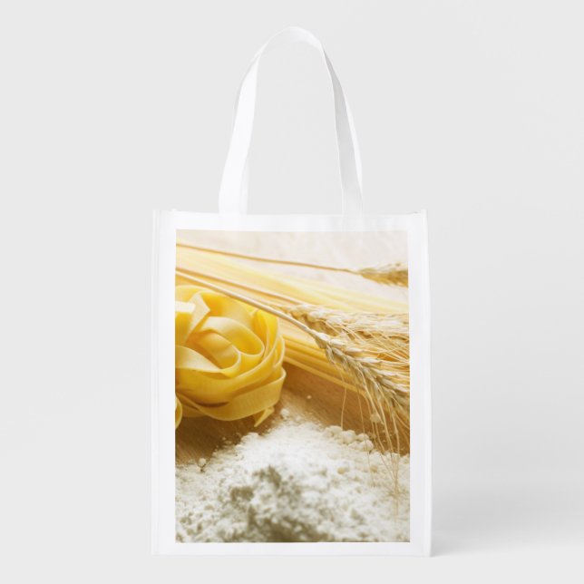 Pasta Reusable Grocery Bag (Front)