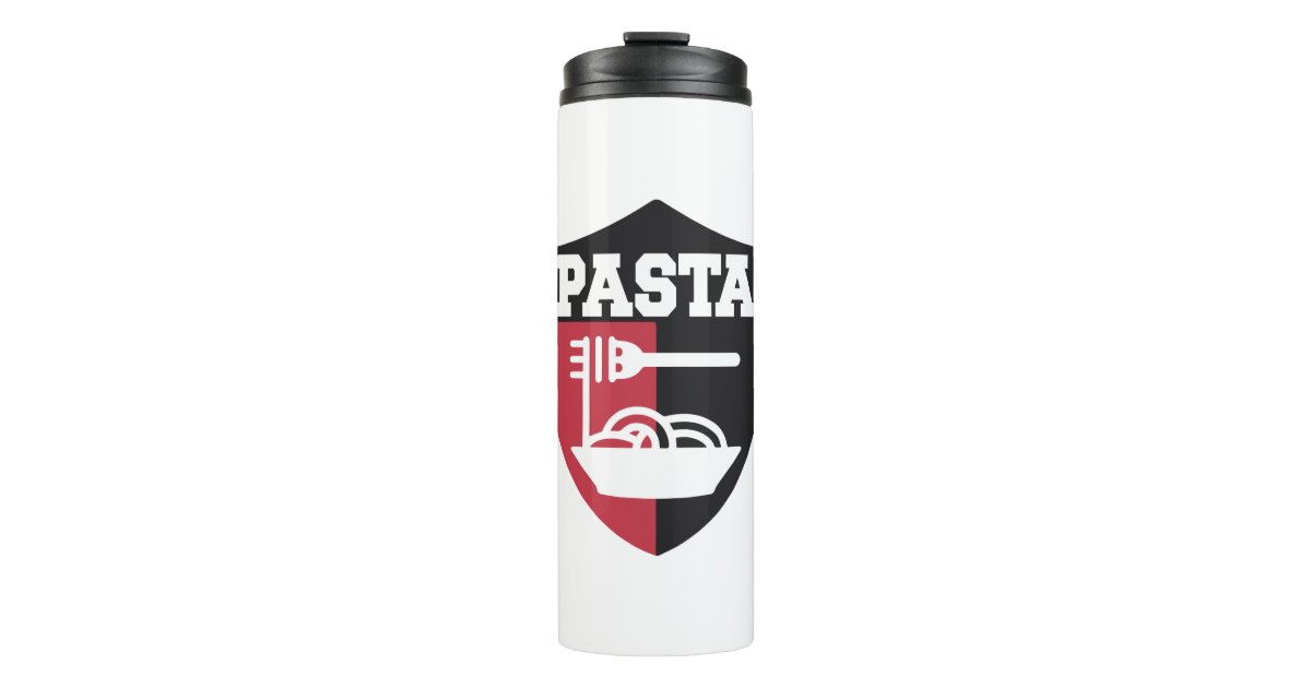 Shield Pasta PASTA Shield Logo Thermal Tumbler | Zazzle