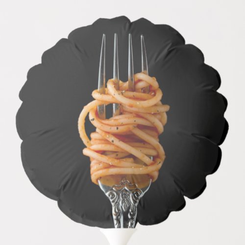 Pasta spun on a Fork Food Spaghetti Balloon